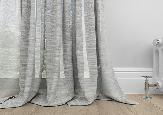 Novara Voile, Grey Skies - Made to Measure Curtains - Image 6